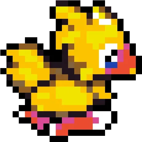 Final Fantasy Chocobo Pixel God Of War Pixel Art Png Chocobo Png