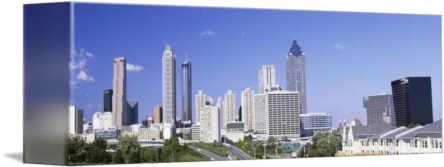 Skyline Atlanta Ga By Panoramic Images Cityscape Png Atlanta Skyline Png