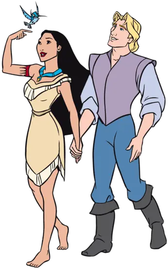 John Smith Cartoon Clipart Disney Pocahontas And John Smith Png Pocahontas Png