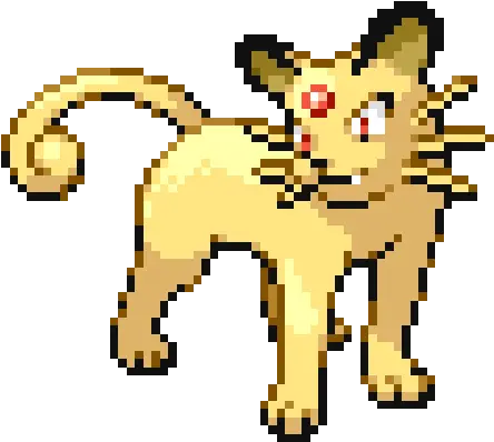 Vp Pokémon Thread 17894657 Pokemon Persian Sprite Png Meowth Transparent