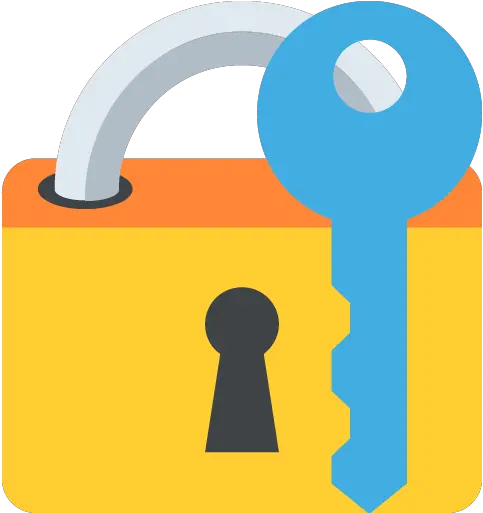 Closed Lock With Key Candado Emoji De Whatsapp Png Key Emoji Png