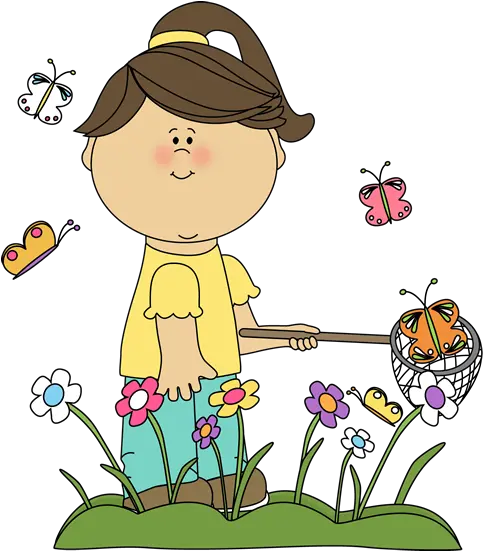 Free Clip Art Spring Kids Clip Art Png Spring Clipart Png