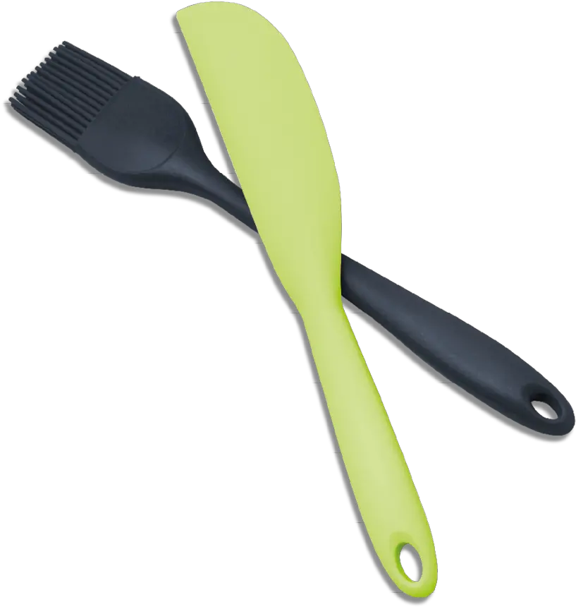 Silicone Spatula And Brush Set Knife Png Spatula Png