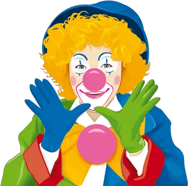 Colourful Clown Kids Sticker Tenstickers Scp 993 Png Clown Nose Png