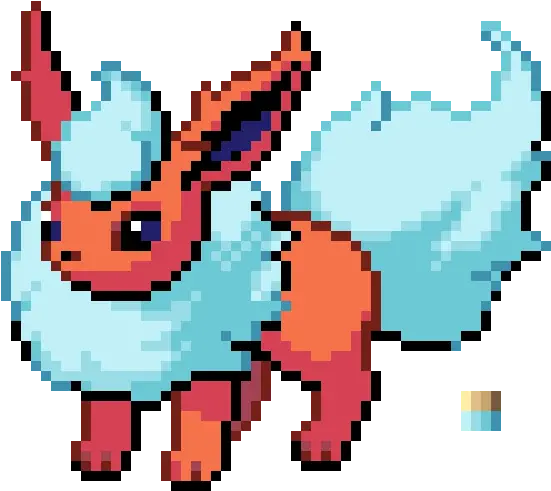 Download Flareon Pixel Art Hd Png Uokplrs Pixel Art Flareon 8 Bit Flareon Png