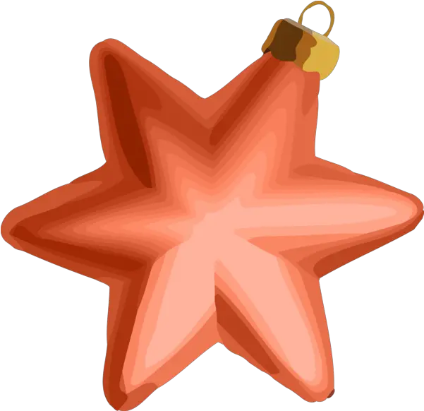 Christmas Orange Star Symbol For Christmas Ornament Png Star Symbol Png