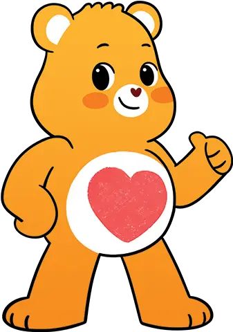 Kids Care Bears Tender Heart Bear Unlock Png Care Bears Png