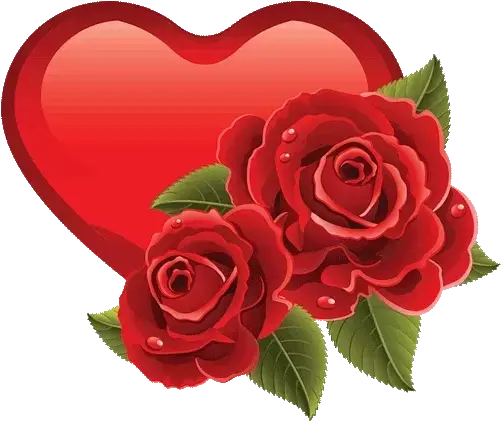 Heart Rose Transparent Png Mart Rose And Heart Png Rose Transparent Png