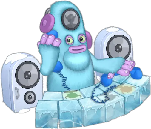 Deedge The Dj Transparent Png Stickpng My Singing Monsters Breeds For Snow Island Dj Png