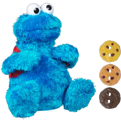 Playskool Sesame Street Count U0027n Crunch Cookie Monster Count And Crunch Cookie Monster Png Cookie Monster Png