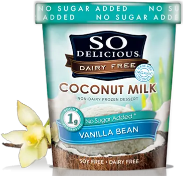 No Sugar Added Ice Cream Keto Friendly Png Vanilla Bean