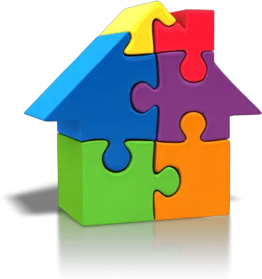 Puzzle Transparent Png Images Stickpng House Made Of Puzzle Pieces Puzzle Png