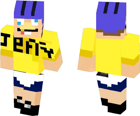 Download Sml Jeffy Jeffy Head In Minecraft Png Jeffy Png