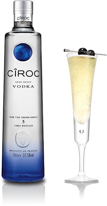 Blue Stone Royale Ciroc Vodka Blue Png Vodka Transparent