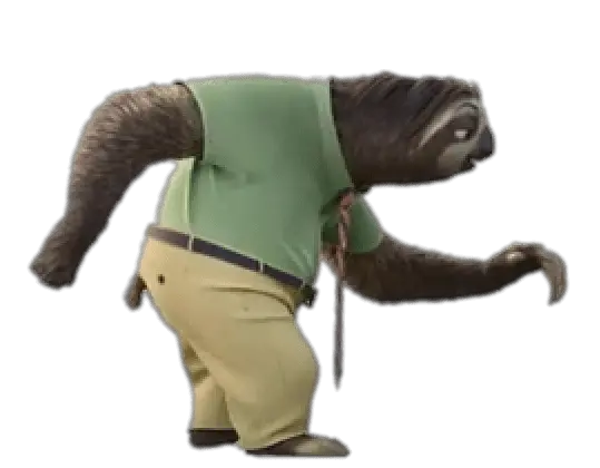 Zootopia Flash The Sloth Walking Slowly Flash Zootopia Png Zootopia Png