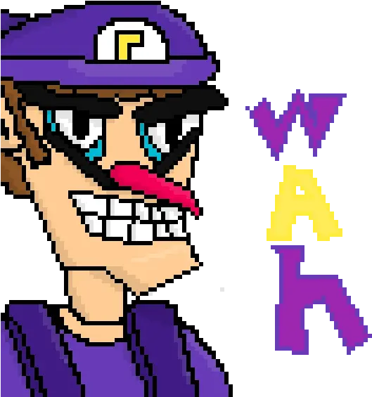 Pixilart Cartoon Png Waluigi Hat Png