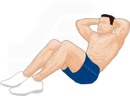 Aahper Test Flexed Leg Sit Up Png Image On Abs Workout Abs Png