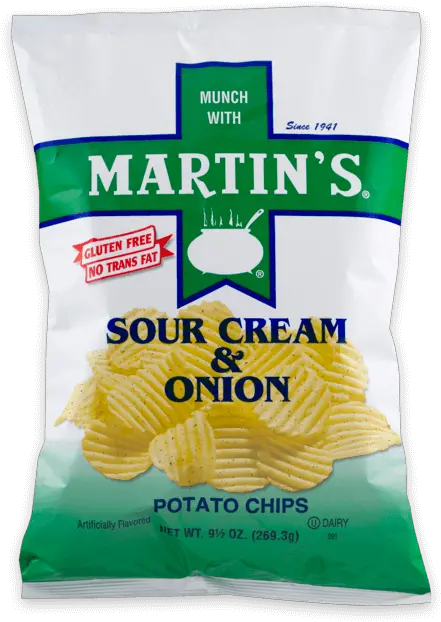 Martinu0027s Snacks From The Farm Sour Cream And Onion Chips Png Potato Chips Png