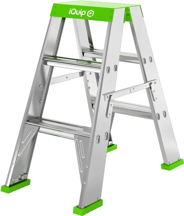 Iquip Double Sided Ladder Range Step Stool Png Ladder Transparent