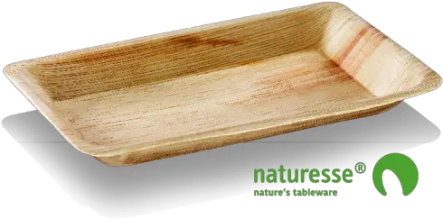 Naturesse Oval Palm Leaf Serving Tray Suztain Plate Png Palm Leaf Transparent