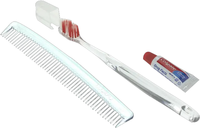 Hotel Travel Kit Toothpaste Tube Masonry Tool Png Toothbrush Transparent