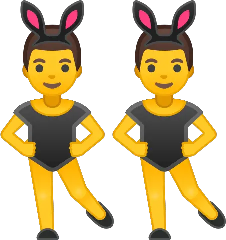 Men With Bunny Ears Emoji Meaning Png Bunny Ears Transparent