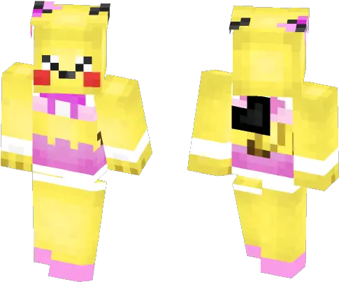 Download Pikachu Pop Star Cute Costume Minecraft Skin For Warrior Princess Minecraft Skin Png Pop Icon