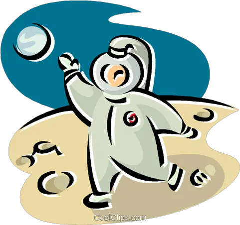 Astronaut Walking Walking On The Moon Clipart Png Moon Clipart Png
