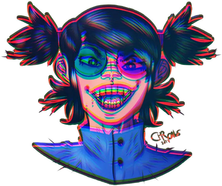 I Drew Noodle From Saturnz Barz Gorillaz Noodle Saturnz Barz Transparent Png Noodle Gorillaz Icon