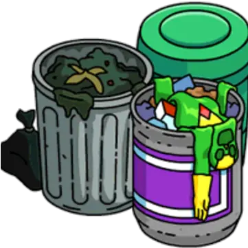 Tapped Out Wiki Clip Art Png Garbage Can Png