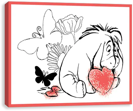 Eeyore Butterfly Eeyore Png Eeyore Transparent