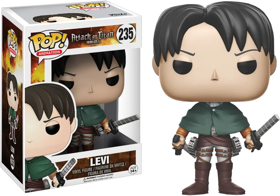 Download Hd Attack Funko Pop Attack On Titan Levi Funko Pop Levi Png Attack On Titan Png