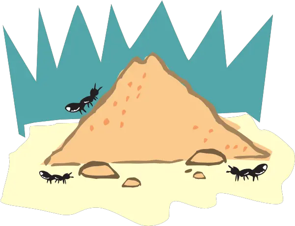 Cartoon Ant Hill Png U0026 Free Hillpng Transparent Insects And Their Homes Ant Transparent