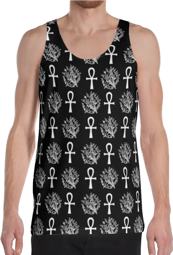 Ankh U0026 Pentacle Tanktop M U2014 Austin Shippey Sleeveless Shirt Png Ankh Png