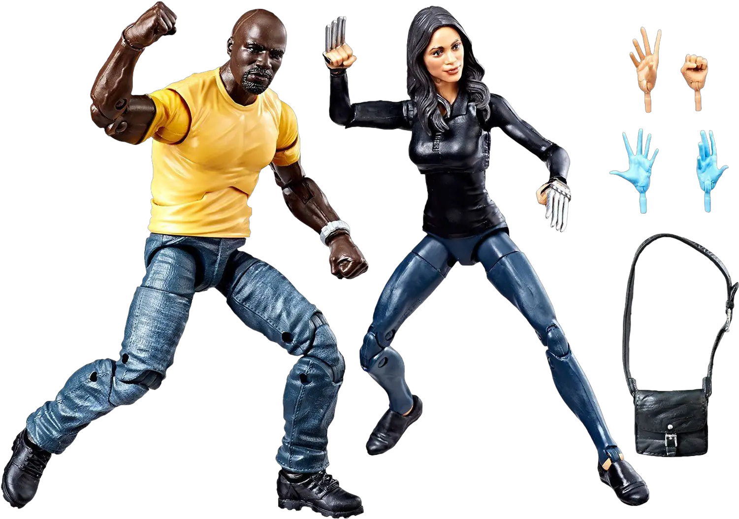 Download Hd Luke Cage Claire Temple Marvel Legends Luke Cage 2 Pack Png Luke Cage Png