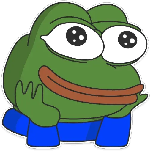 Pepe The Frog Telegram Sticker Decal Pepe Sticker Png Pepe Frog Png