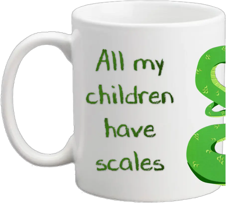 U0027all My Children Have Scalesu0027 Snake Mug Safariphil Mug Png Snake Scales Png