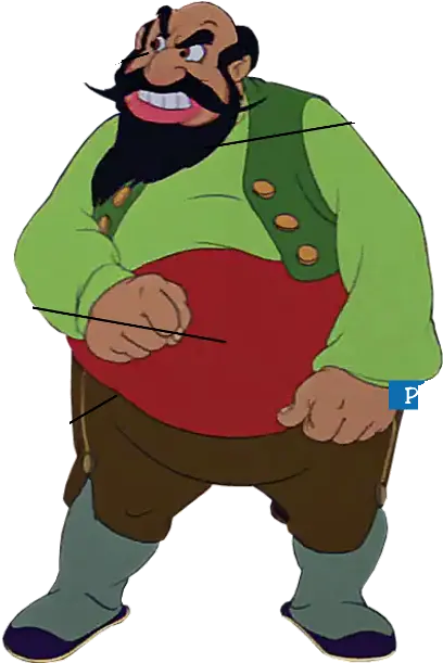 Mangiafuoco Png 2 Image Pinocchio Characters Stromboli Pinocchio Png