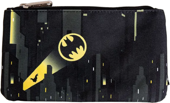 Dc Comics Batman Bat Signal Allover Print Loungefly Pencil Case Batman Png Bat Symbol Png