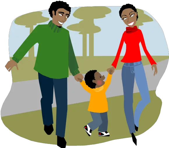 Family Walking Clip Art Png Image Clipart Of Family Walking Family Walking Png