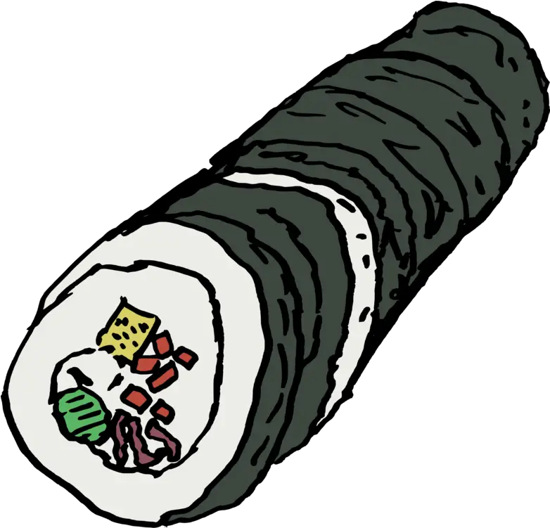 Plantgimbapsushi Png Clipart Royalty Free Svg Png Kimbap Png Sushi Clipart Png