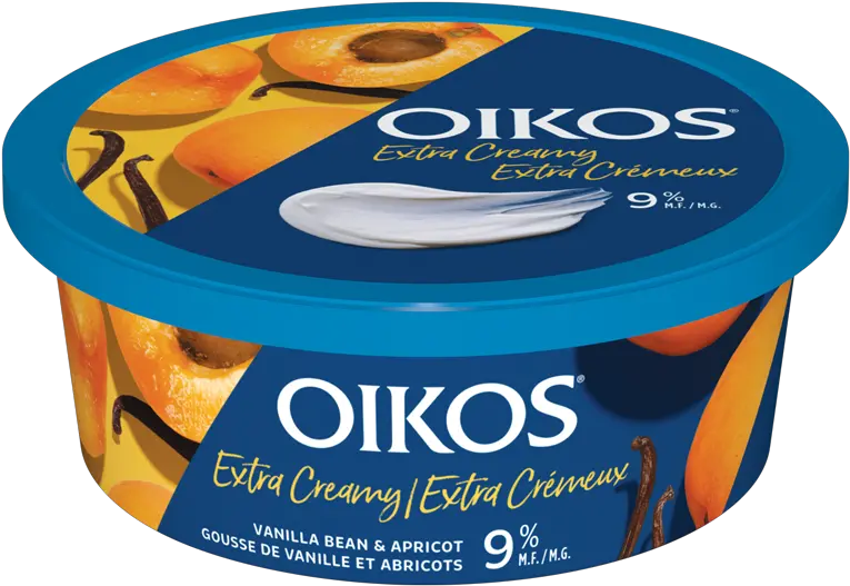 Vanilla Bean U0026 Apricot Oikos Canada Oikos Greek Yogurt Extra Creamy Png Vanilla Bean Png