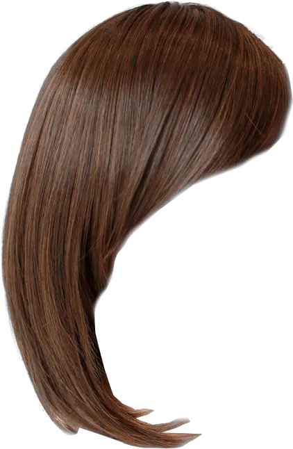 Hair Style Side Bob Transparent Brown Hair Side Png Brown Hair Png