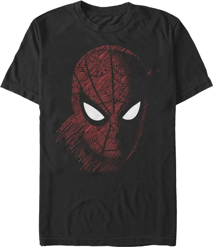 Tech Portrait Spider Man Tshirt Png Spiderman Mask Png