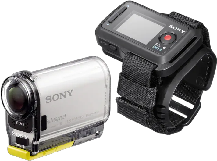 Camera Rec Png Sony Action Cameras Sony As100v Action Cam Sony Hdr As100v Rec Png