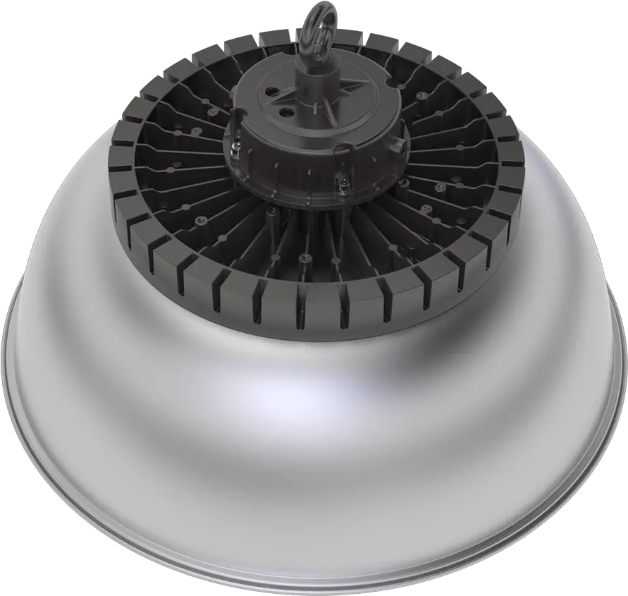 Round High Bay Ufo 150w 140lmw 120v 347v Illuminex Aluminium Alloy Png Ufo Beam Png