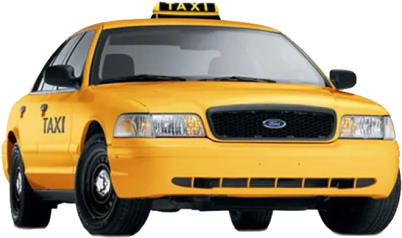 Orange Yellow Cab Png Taxi