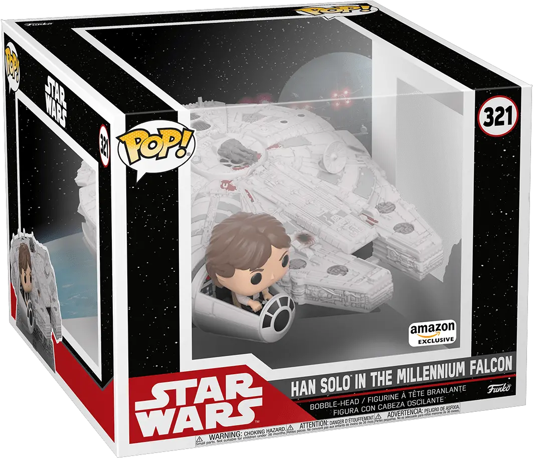 Han Solo In The Millennium Falcon Funko Pop Han Solo Millennium Falcon Png Millennium Falcon Png