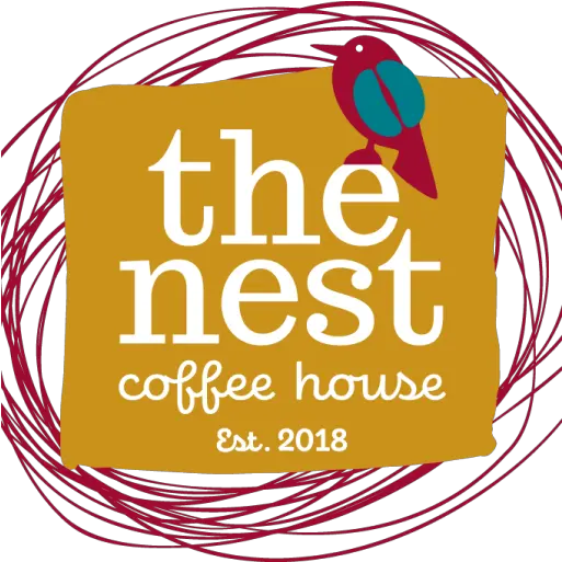Cropped Thenestcoffeehouseest2018gold2rgbpng The Graphic Design Nest Png