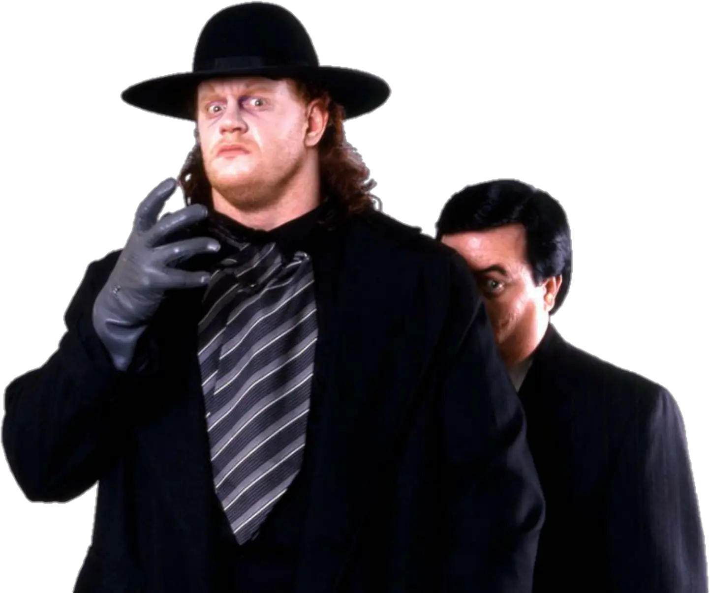 Undertaker U0026 Paul Bearer Wwe Image Id 150327 Image Abyss Undertaker 1990 Png Undertaker Logo Png